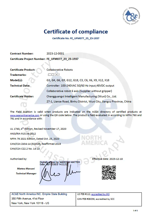 NRTL North American Certification